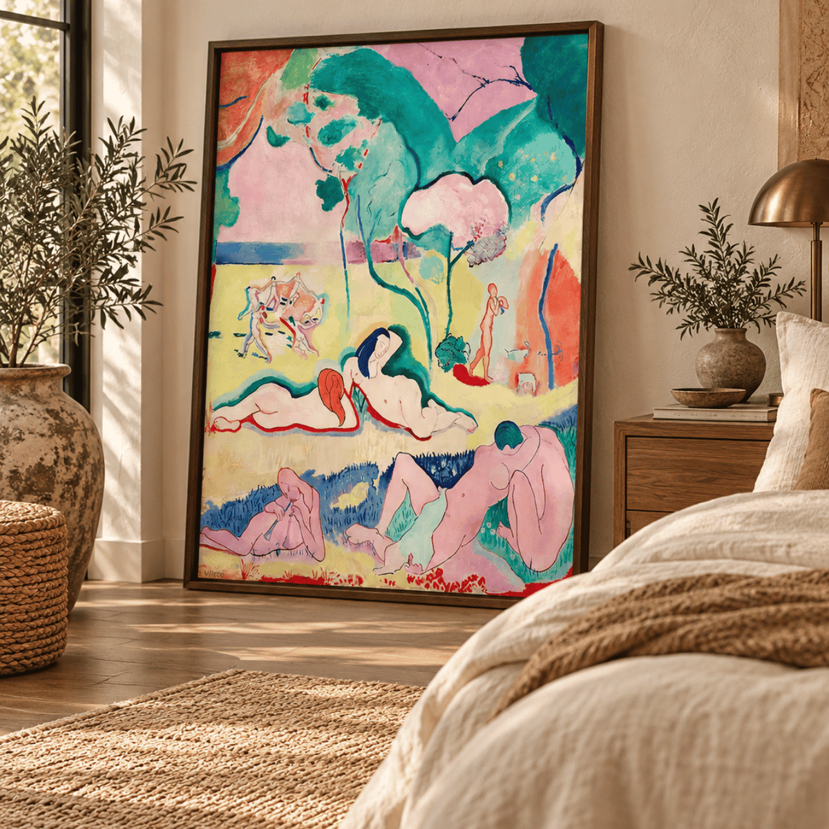 The Joy Of Life by Henri Matisse Canvas Print