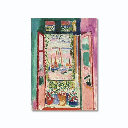 Open Window Collioure by Henri Matisse Canvas Print