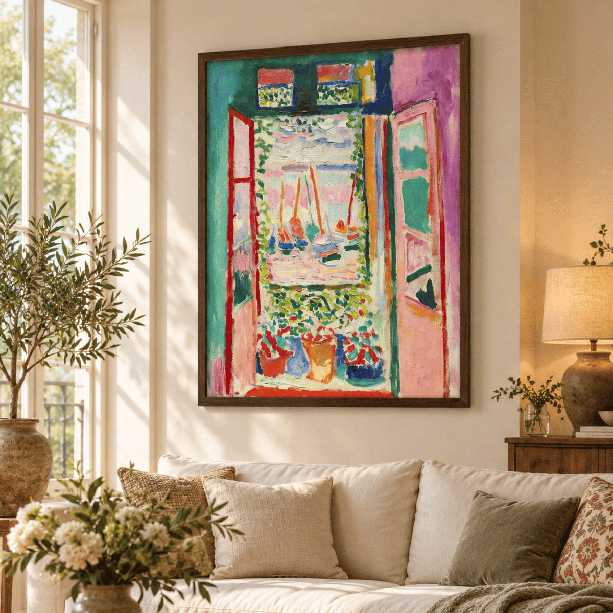 Open Window Collioure by Henri Matisse Canvas Print