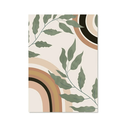 Sage Arc Botanical Canvas Print