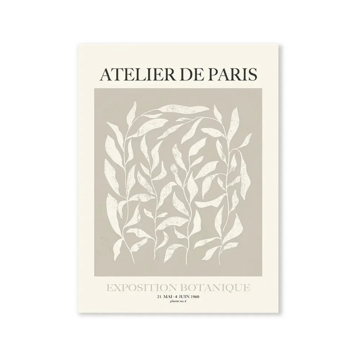 Paris Botanical Atelier Canvas Print