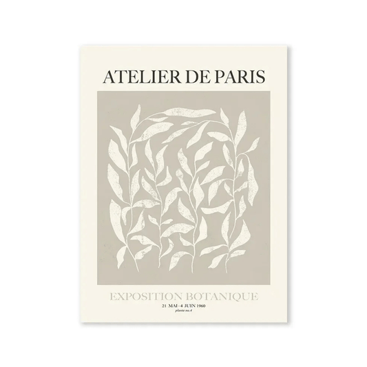 Paris Botanical Atelier Canvas Print