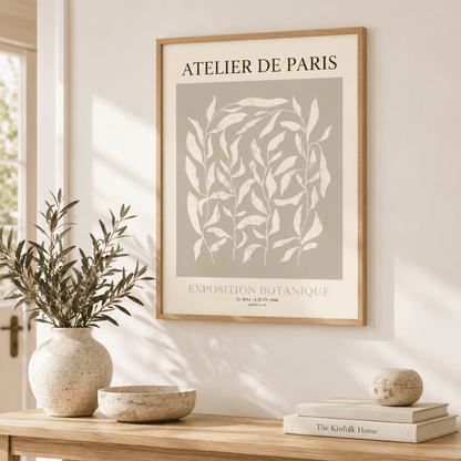 Paris Botanical Atelier Canvas Print