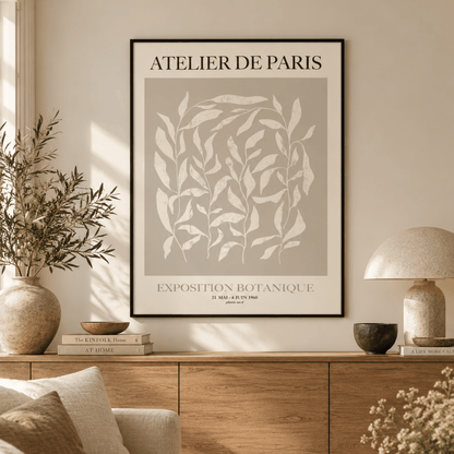 Paris Botanical Atelier Canvas Print