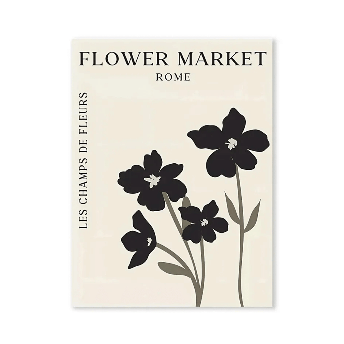 Rome Flower Market Canvas Print