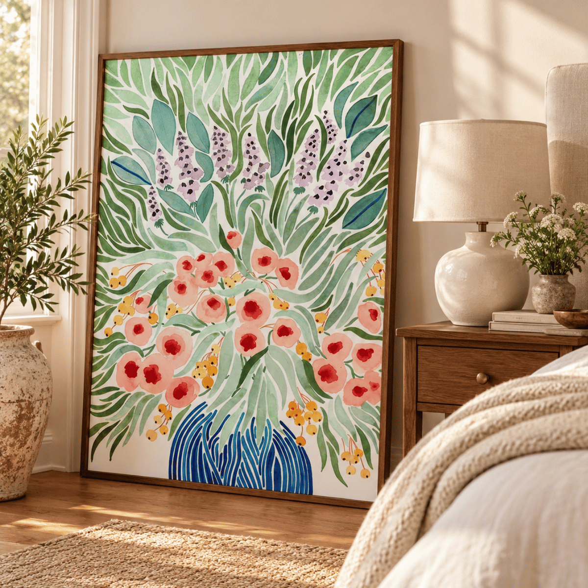 Wildflower Cascade Canvas Print
