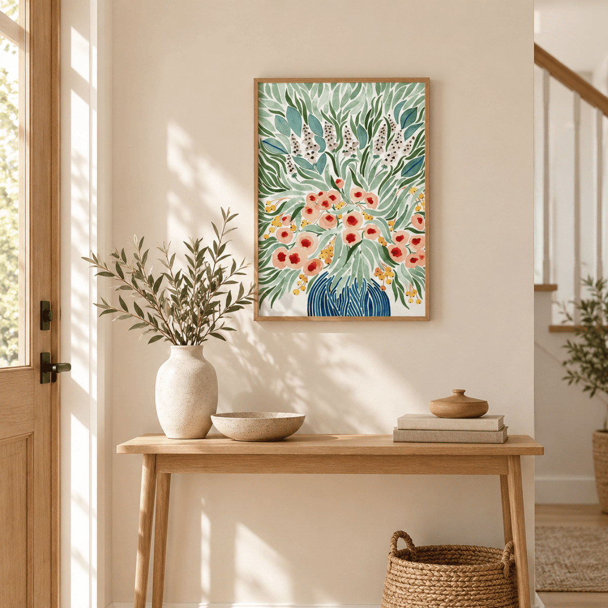 Wildflower Cascade Canvas Print