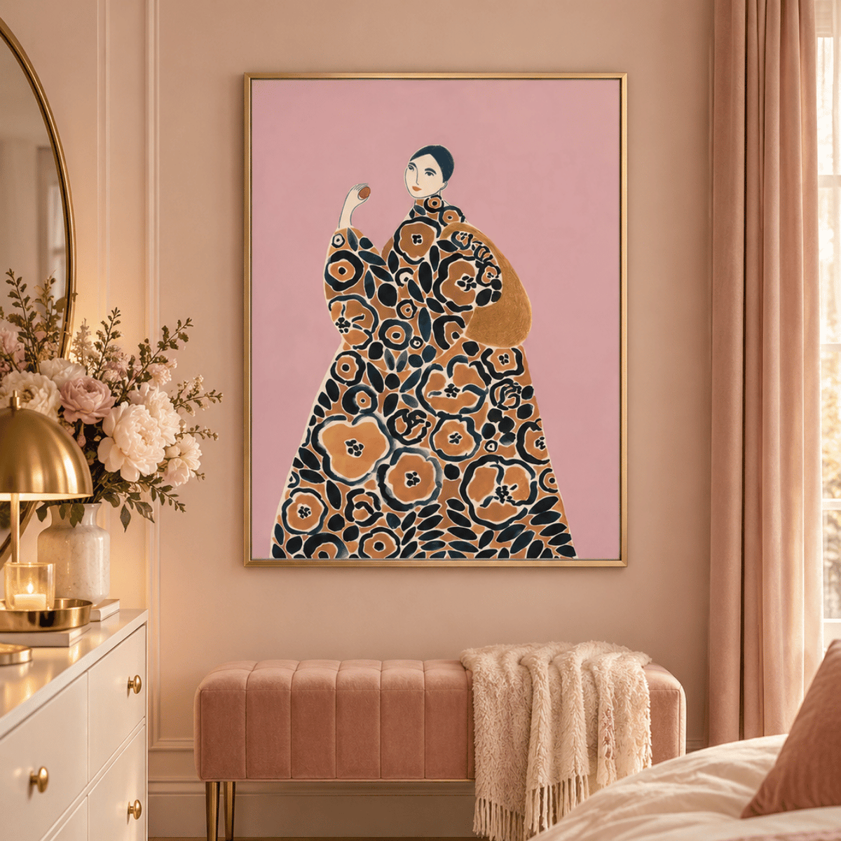 Blooming Couture Canvas Print