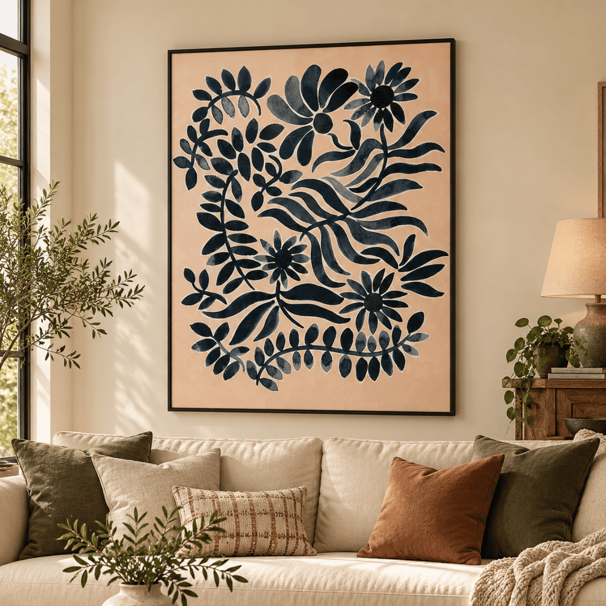 Nocturne Botanicals Canvas Print