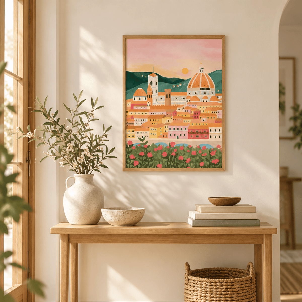 Florence In Bloom Canvas Print
