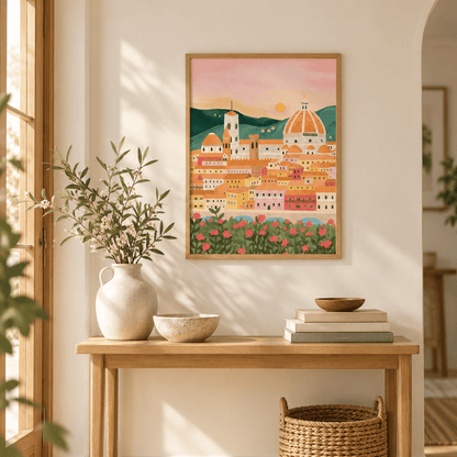 Florence In Bloom Canvas Print