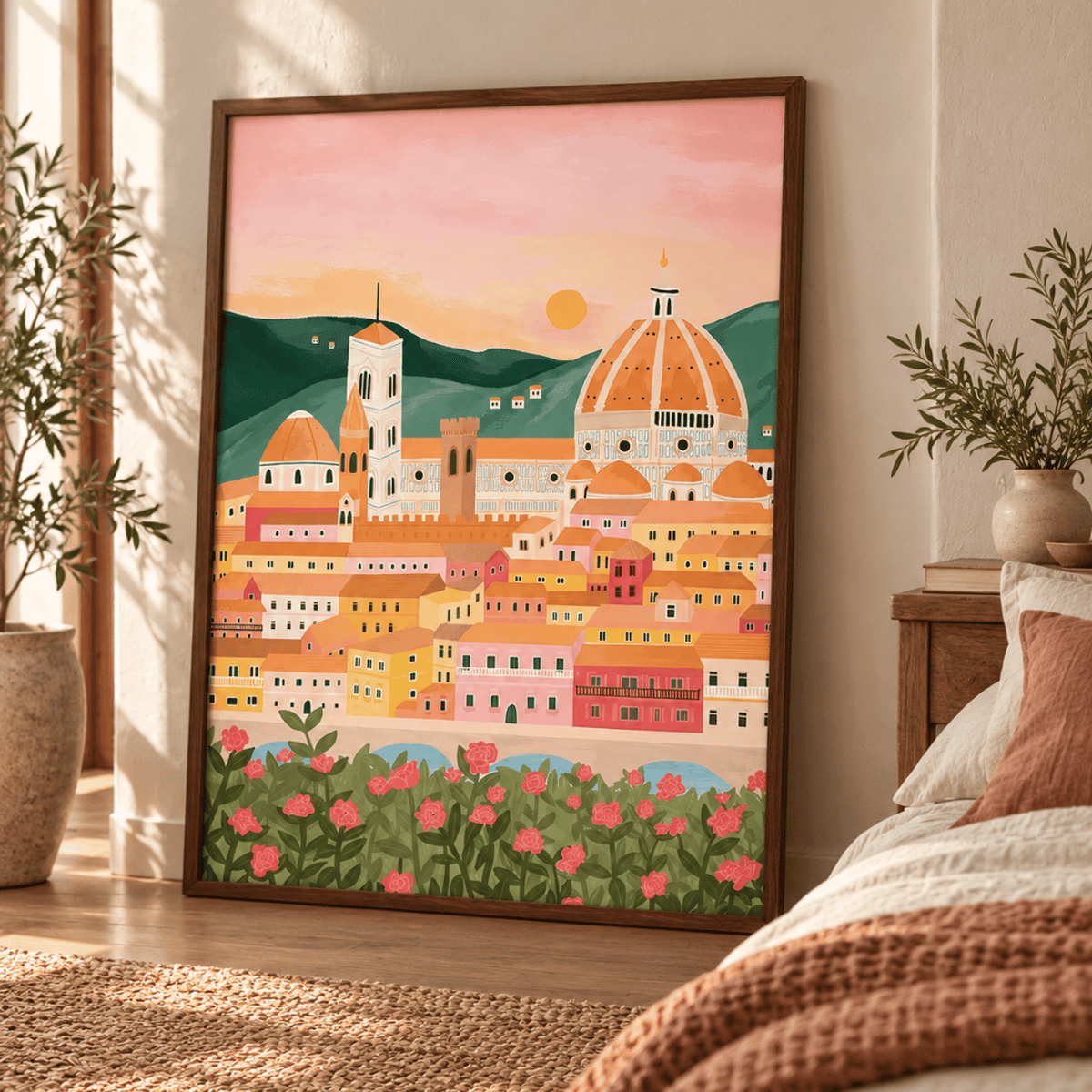 Florence In Bloom Canvas Print
