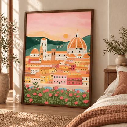 Florence In Bloom Canvas Print