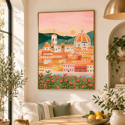 Florence In Bloom Canvas Print