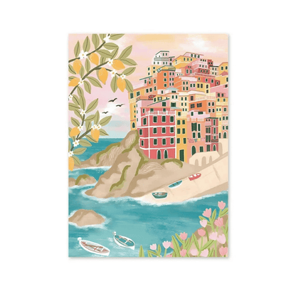 Lemon Coast Cinque Terre Canvas Print