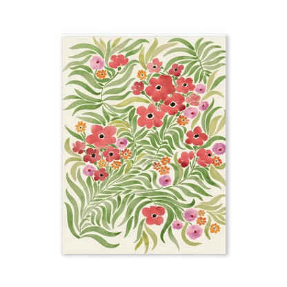 Coral Garden Flow Canvas Print