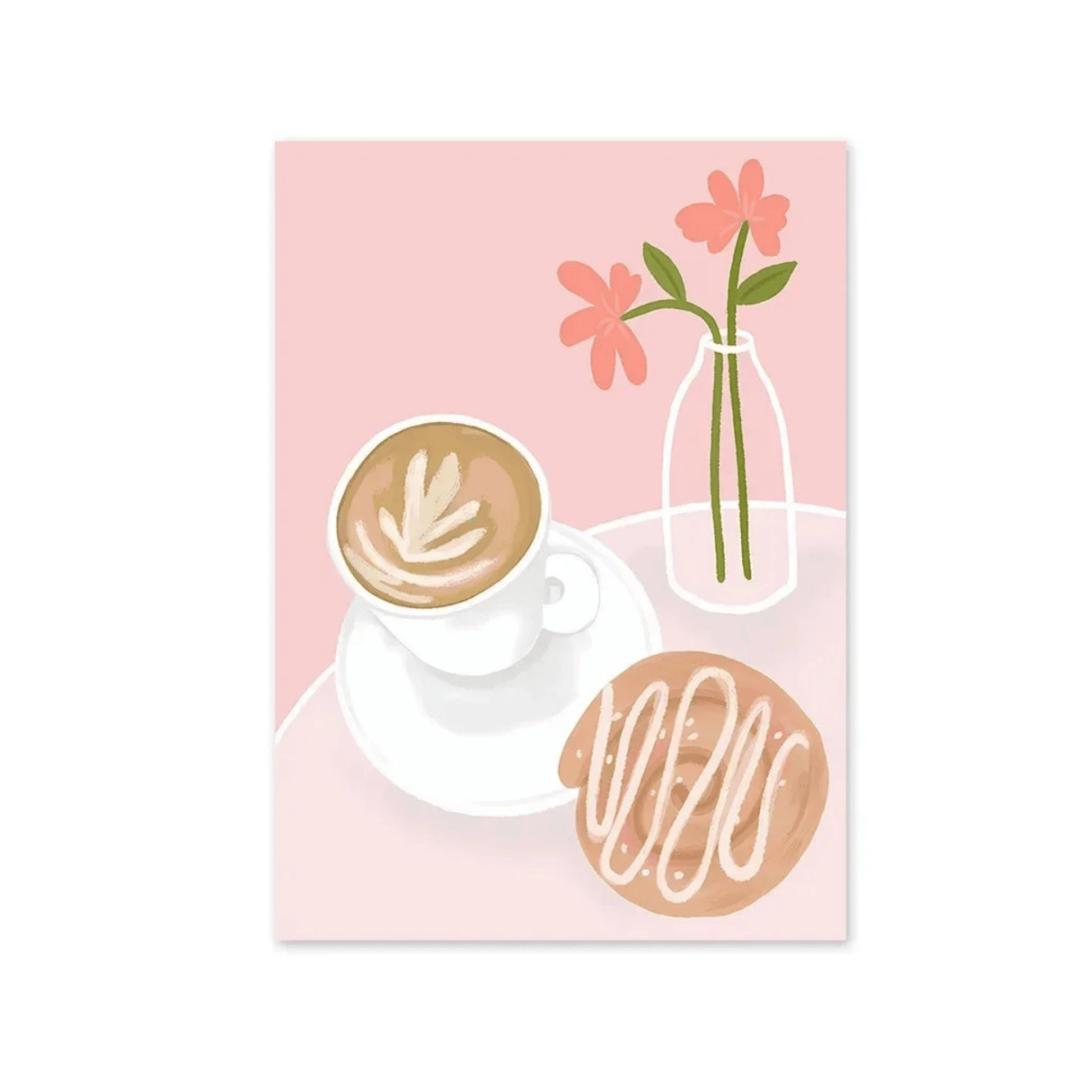 Coffee Pastry Pause Canvas Print