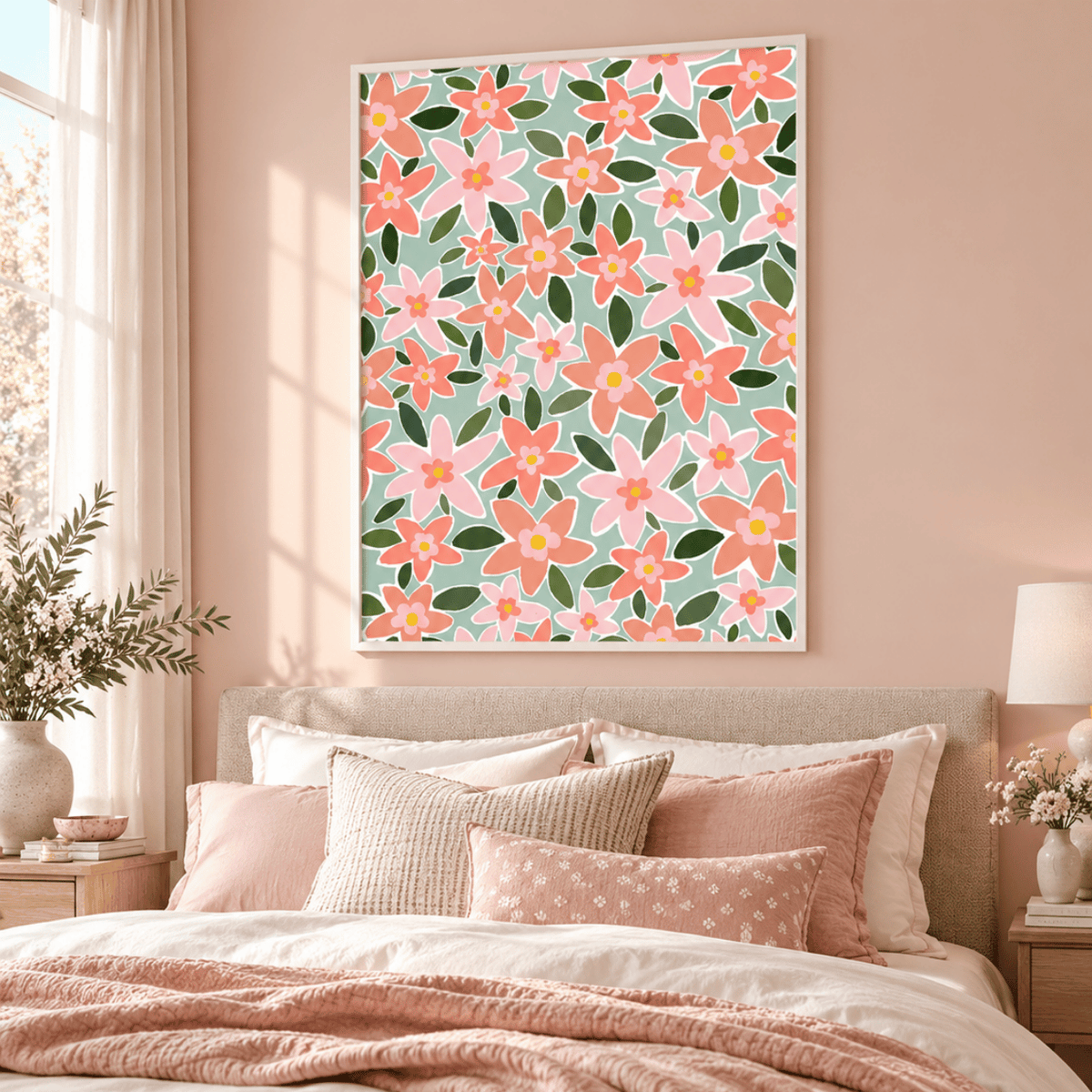 Petal Confetti Canvas Print