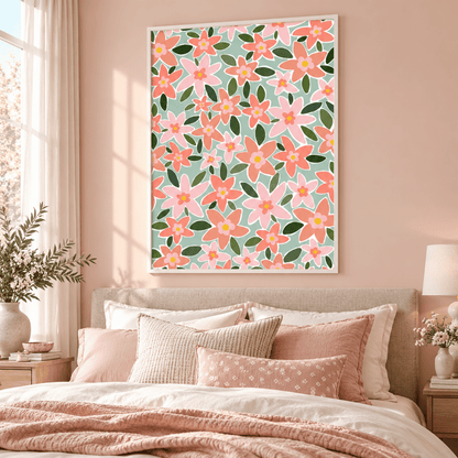 Petal Confetti Canvas Print