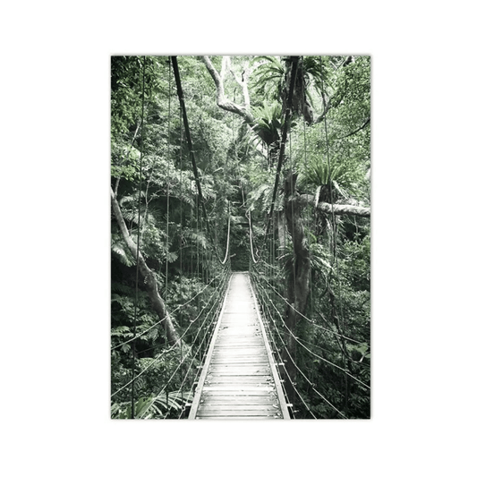 Into the Rainforest Canopy Canvas Print