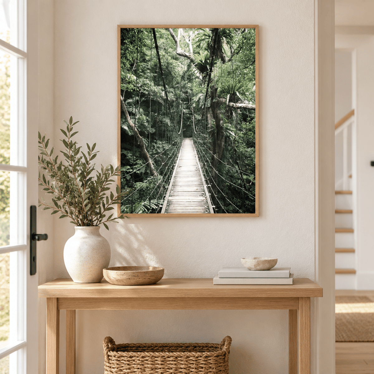 Into the Rainforest Canopy Canvas Print