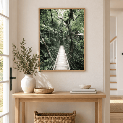 Into the Rainforest Canopy Canvas Print
