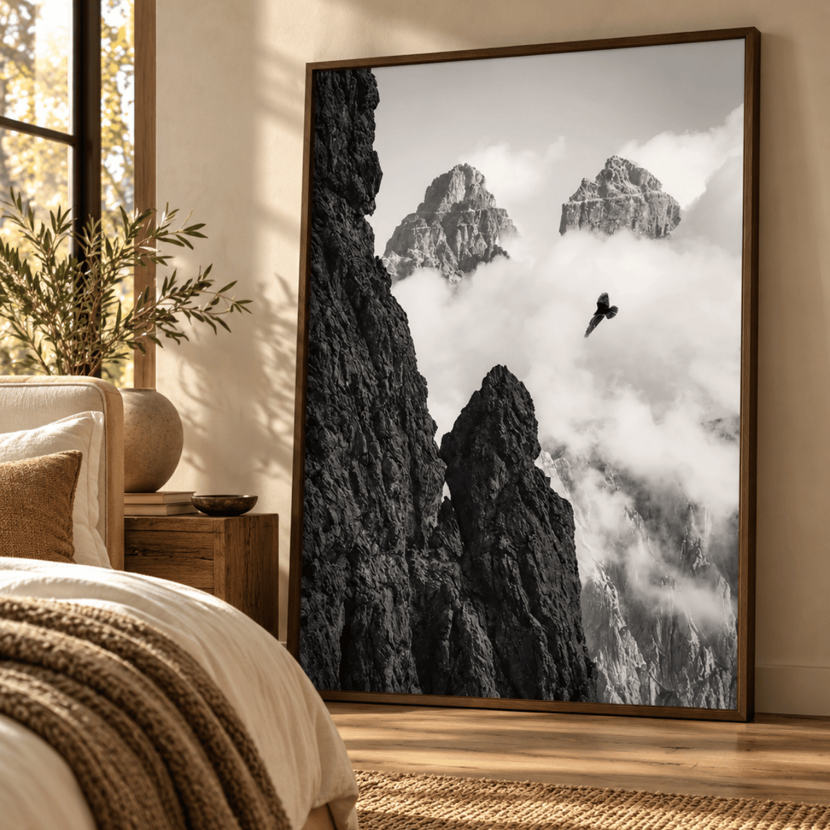 Above The Cloudline Canvas Print