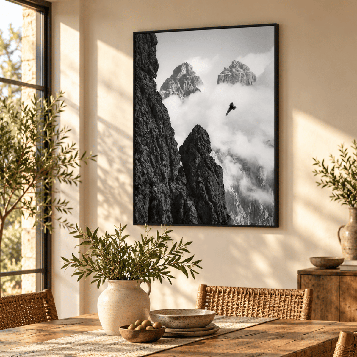 Above The Cloudline Canvas Print