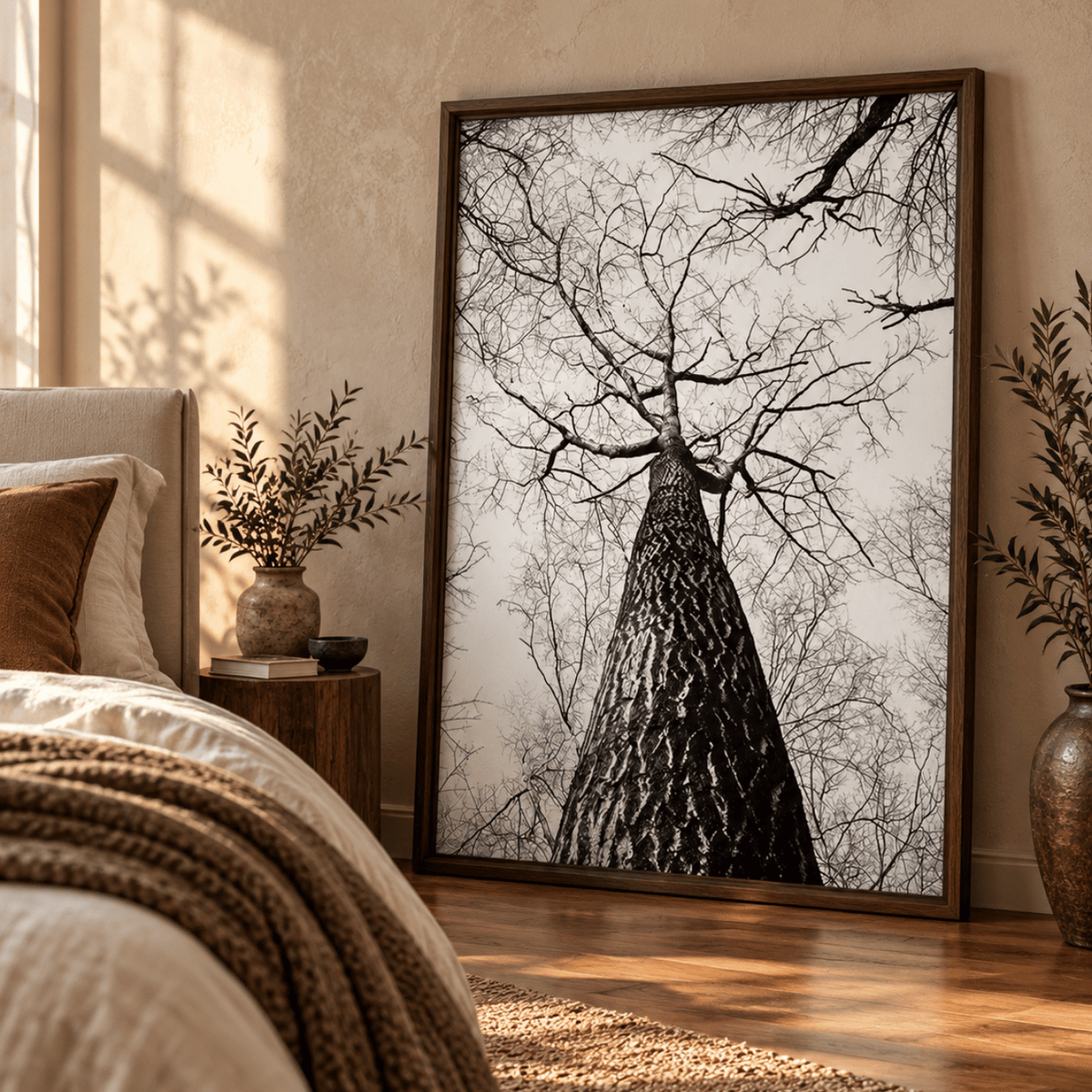 Into The Bare Canopy Canvas Print