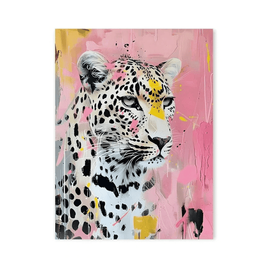 Electric Blush Leopard Canvas Print