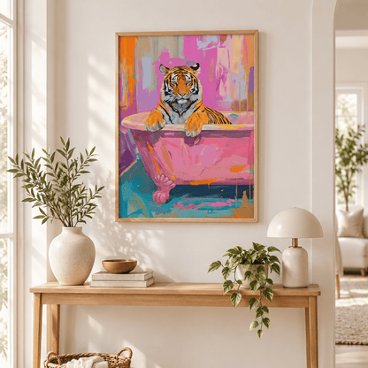 Tigers Day Off Canvas Print