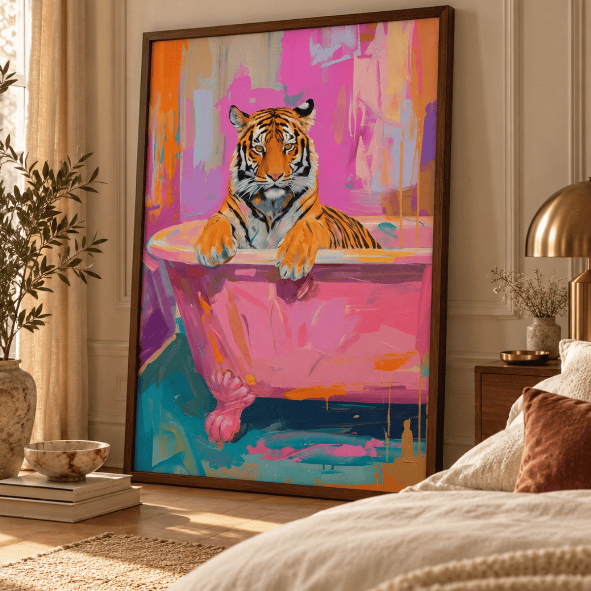 Tigers Day Off Canvas Print