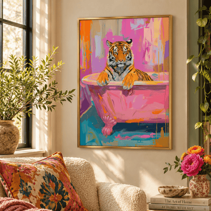 Tigers Day Off Canvas Print