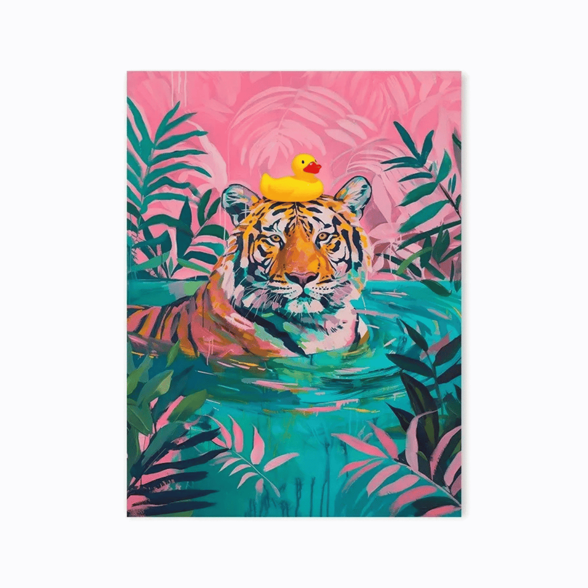 Tiger’s Pool Day Canvas Print