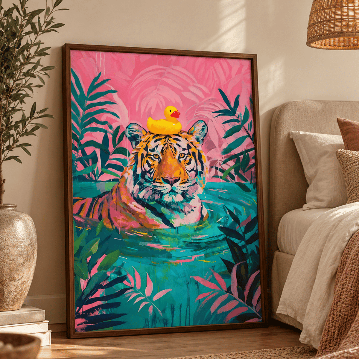 Tiger’s Pool Day Canvas Print