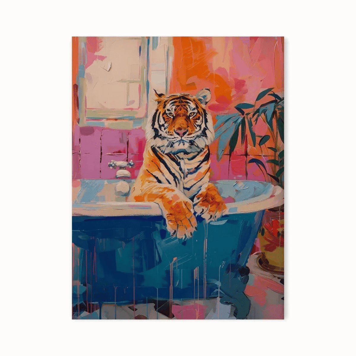 Tiger Takes Five Canvas Print
