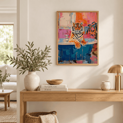 Tiger Takes Five Canvas Print