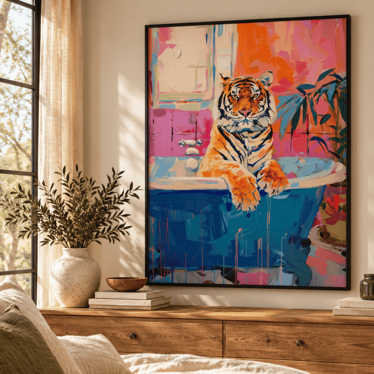 Tiger Takes Five Canvas Print