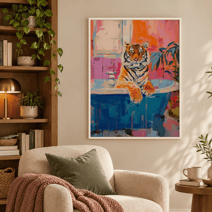 Tiger Takes Five Canvas Print