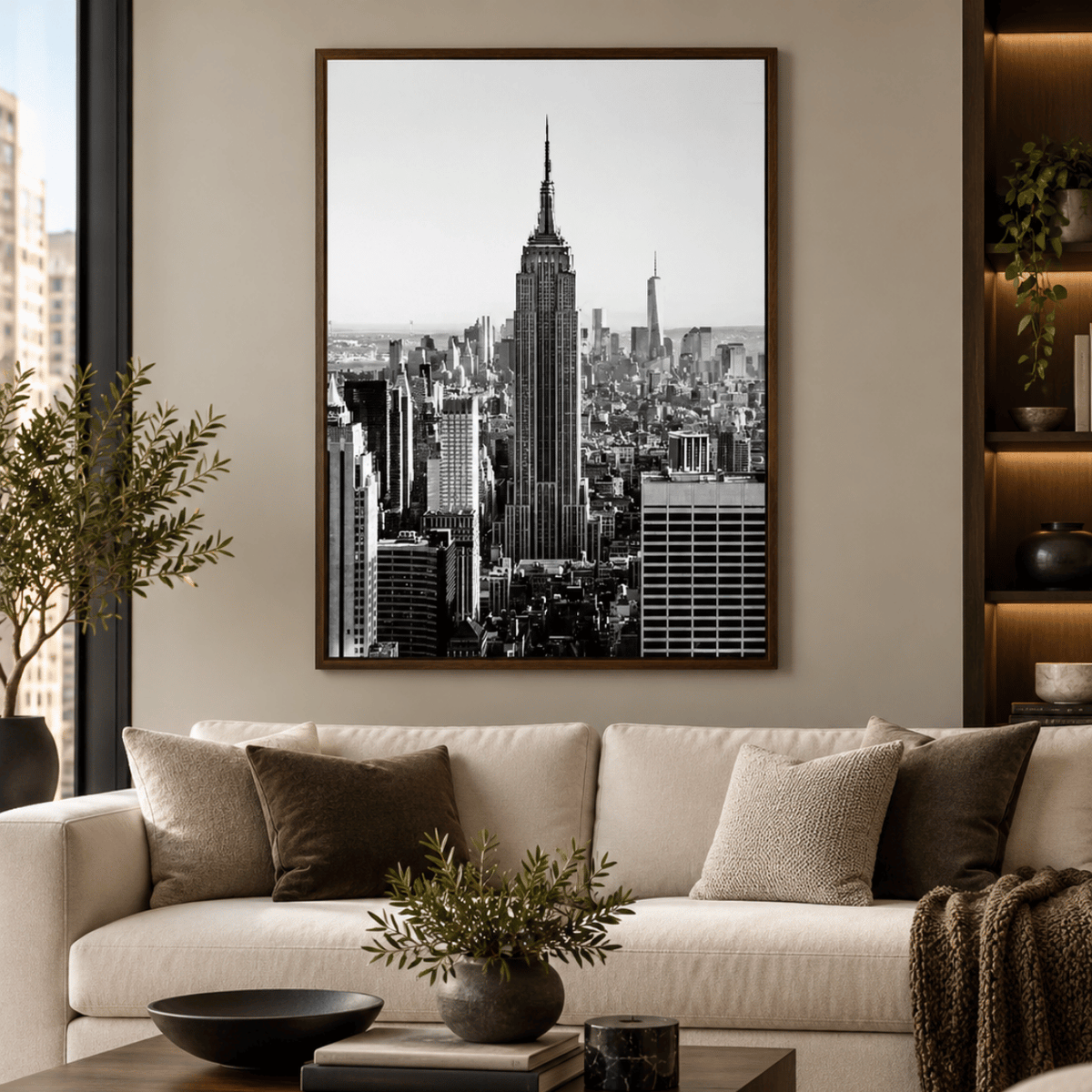Empire State Skyline Canvas Print