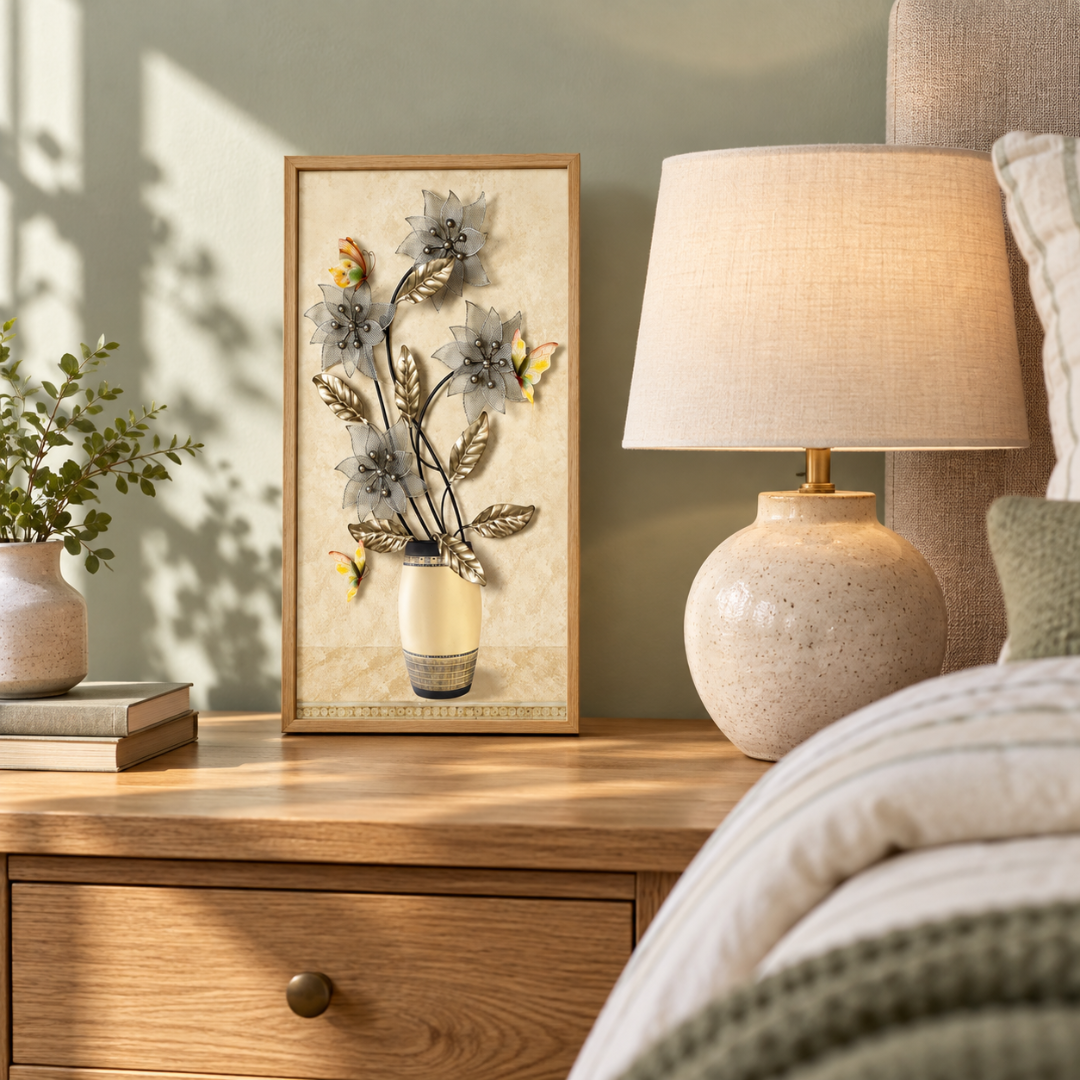 Silver Blossom Reverie Canvas Print
