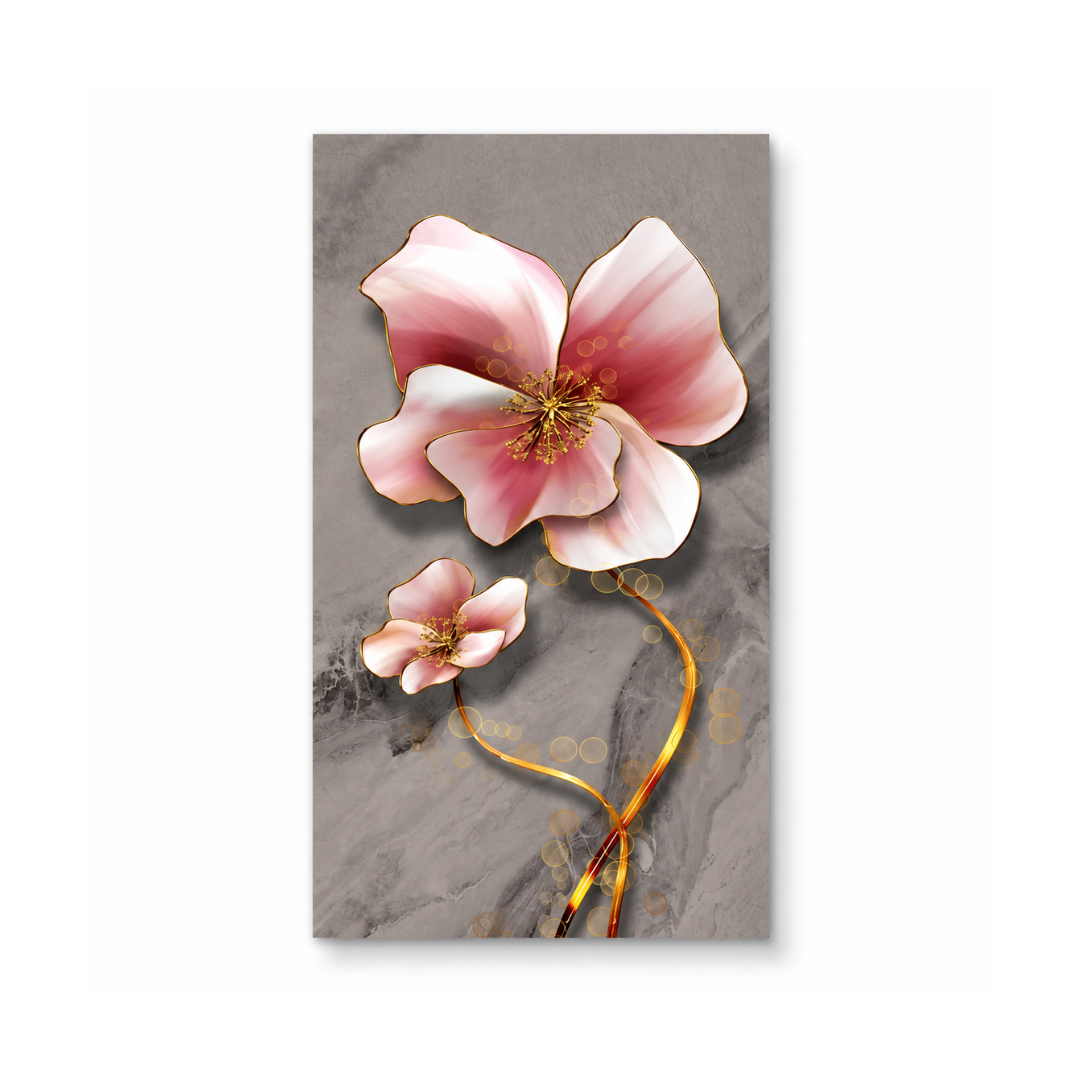 Rose Quartz Blossom Canvas Print