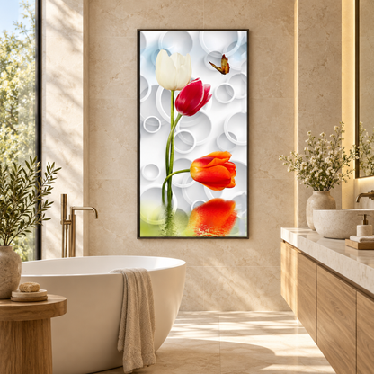Orbit Bloom Tulip Canvas Print