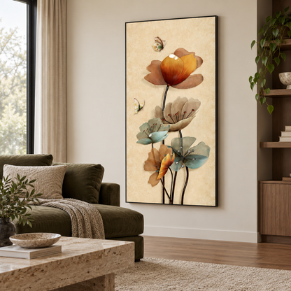 Burnished Bloom Butterfly Canvas Print