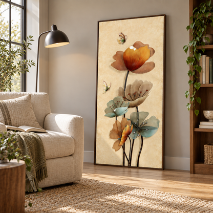 Burnished Bloom Butterfly Canvas Print