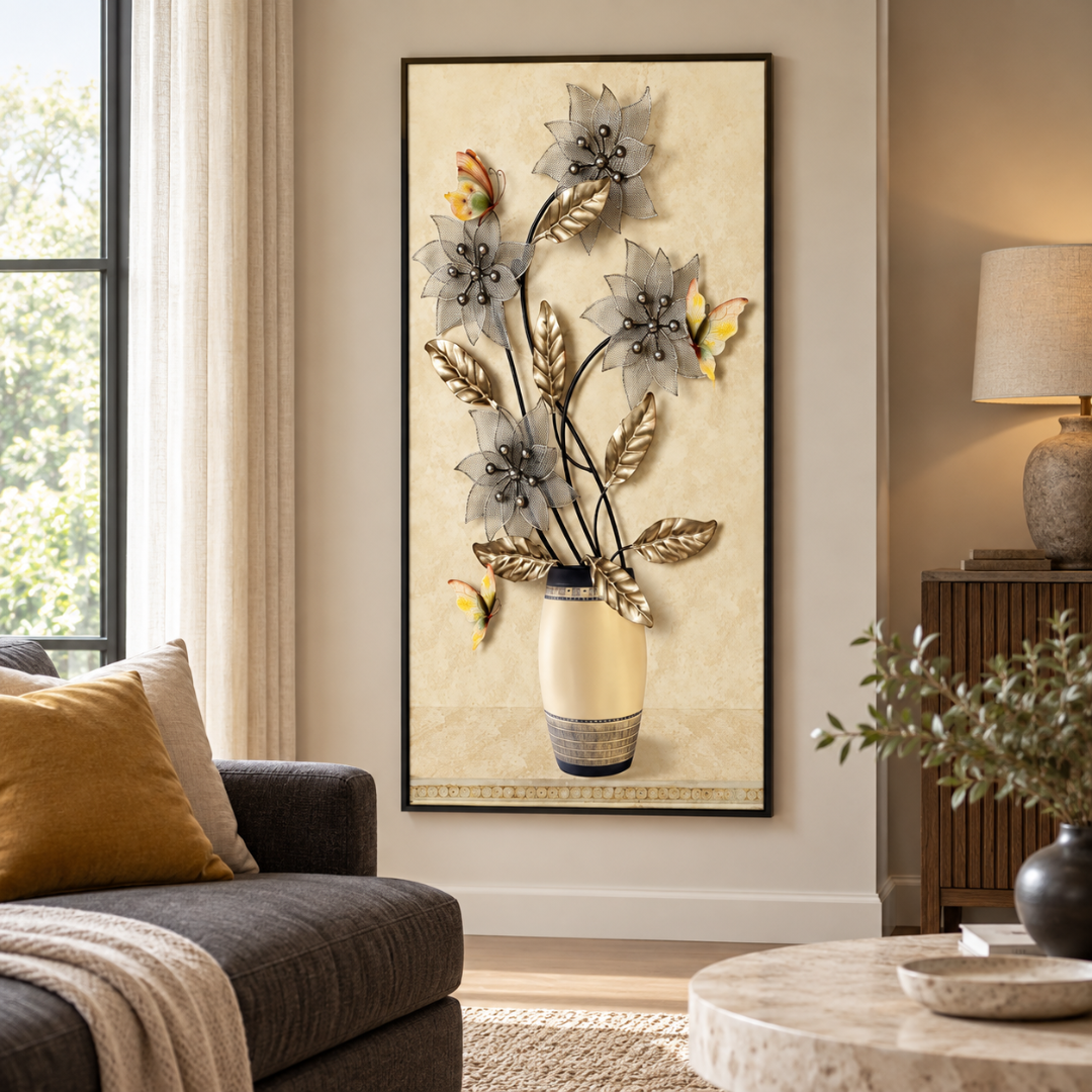 Silver Blossom Reverie Canvas Print
