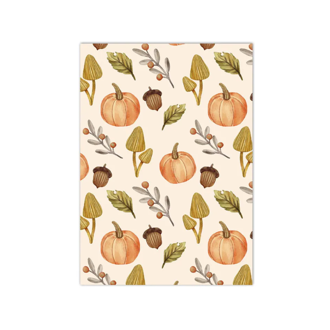 Autumn Woodland Harvest Canvas Print
