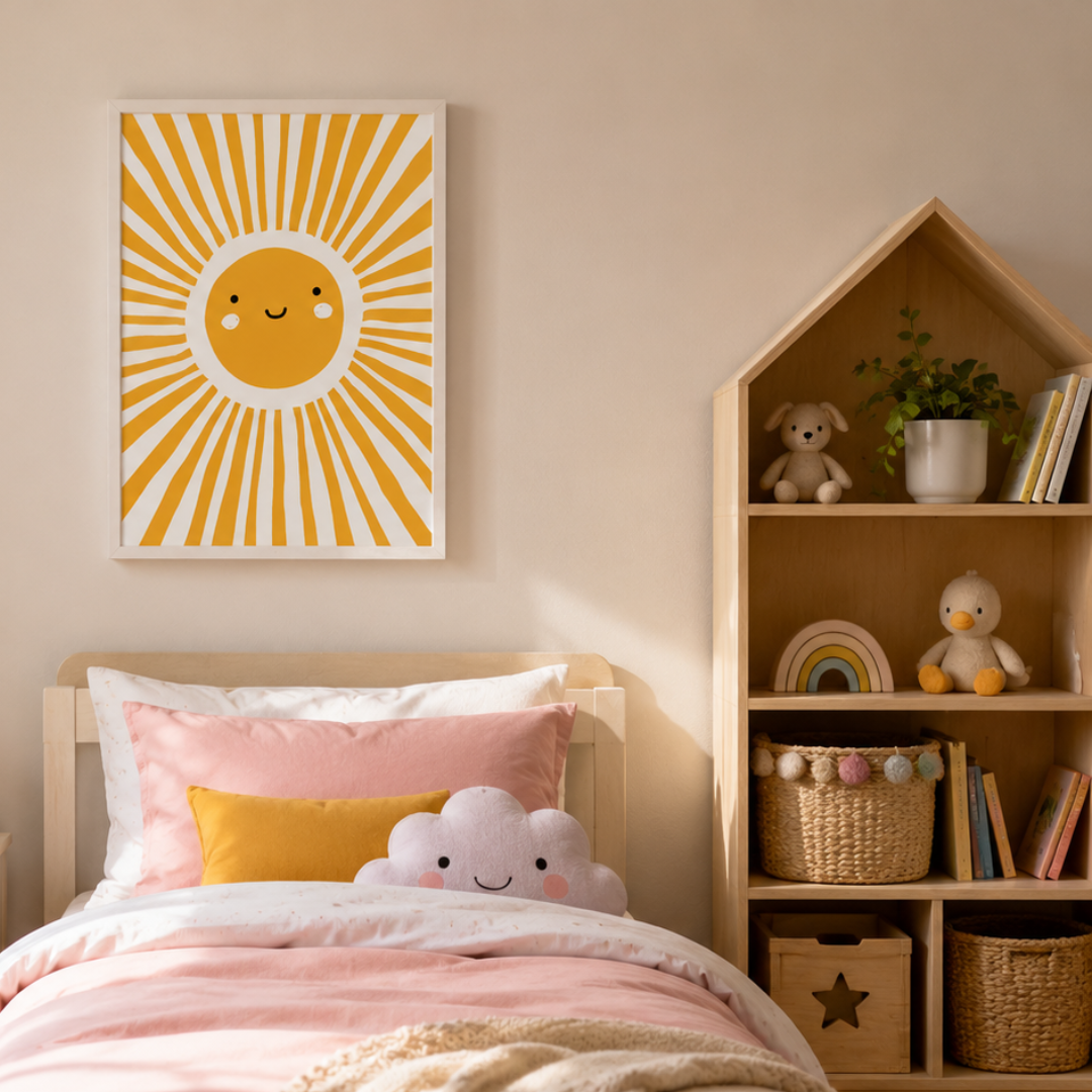 Little Ray of Sunshine Nursery Canvas Print