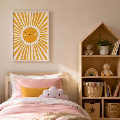 Little Ray of Sunshine Nursery Canvas Print