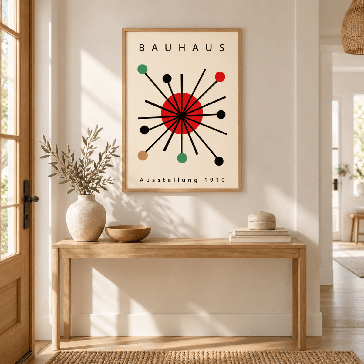 Bauhaus Solar Orbit 1919 Canvas Print